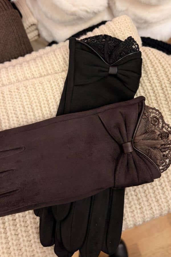 🖤🤎 Eleganta handskar med feminina detaljer 🤎🖤