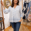 Mönstrad blus i viscose fr,Zabione